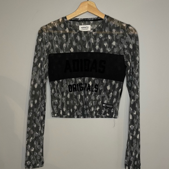 ADIDAS ORIGINALS Mesh Sport Top - Picture 1 of 3
